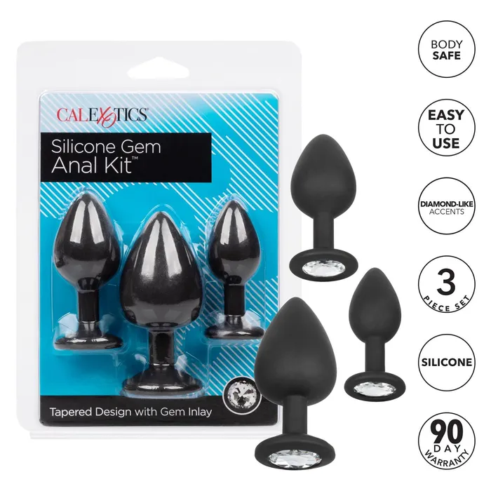 Anal CalExotics Silicone Gem Anal Kit