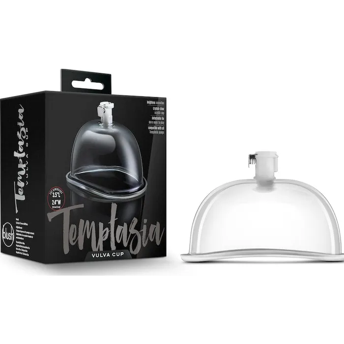 Male Sex Toys Temptasia Temptasia Vulva Cup Pump Clear