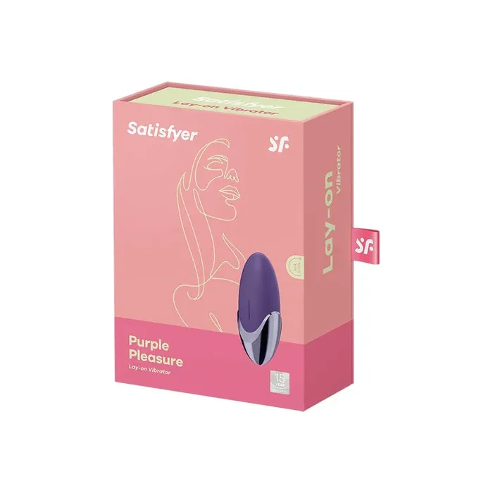 Vibrators Satisfyer Satisfyer Purple Pleasure Layon Vibrator Vibrators Satisfyer Satisfyer Purple Pleasure Layon Vibrator