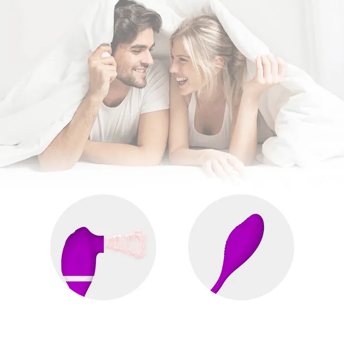 2 in 1 Gspot Stimulate and Clit Suction Vibrator Lusty Age Female Sex Toys