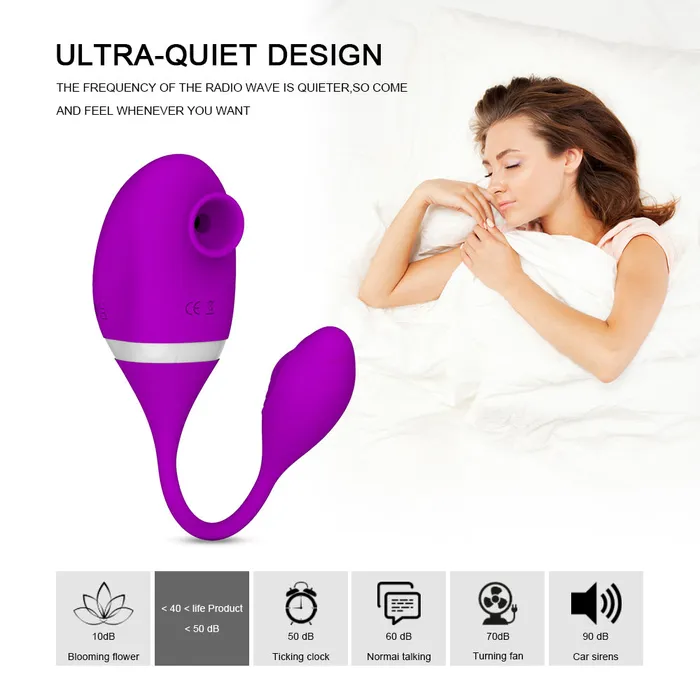 2 in 1 Gspot Stimulate and Clit Suction Vibrator Lusty Age Female Sex Toys