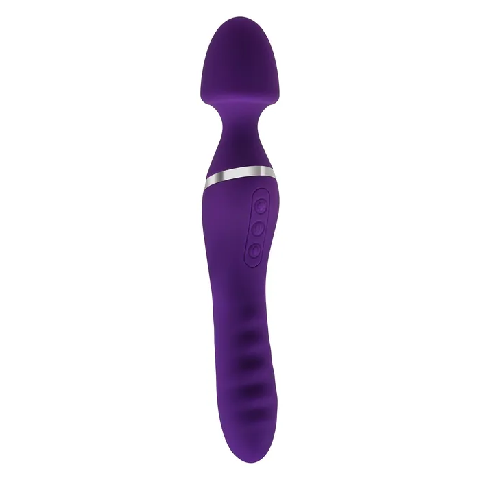 Adam and Eve Vibrators The Dual End Twirling Wand Purple