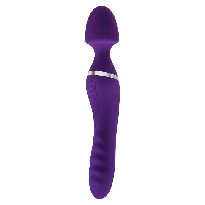 Adam and Eve Vibrators The Dual End Twirling Wand Purple Adam and Eve Vibrators The Dual End Twirling Wand Purple