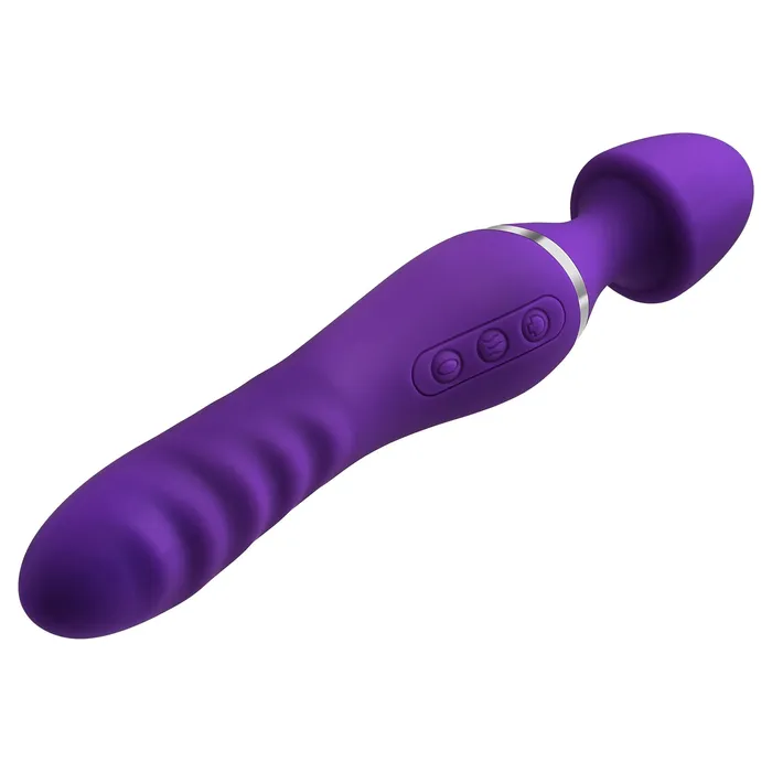 Adam and Eve Vibrators The Dual End Twirling Wand Purple Adam and Eve Vibrators The Dual End Twirling Wand Purple