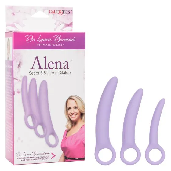 DR LAURA BERMAN ALENA SILICONE DILATORS CALEXOTICS Female Sex Toys