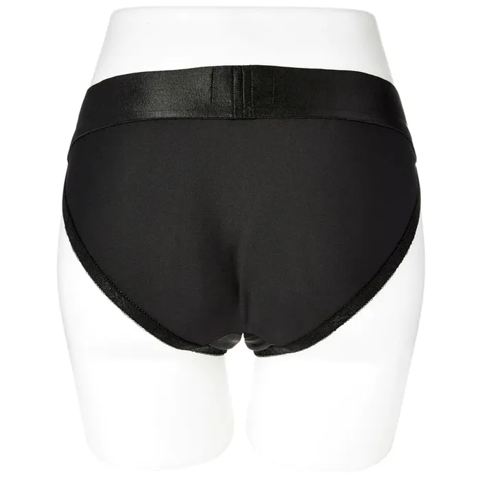 SportSheets EmEx Silhouette ORing Crotchless Harness Black SportsSheets Anal