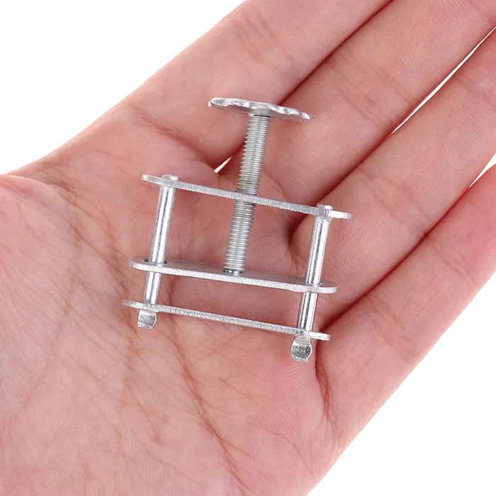 Couples BallbustingToyscom Tiny Metal Screw Down BDSM Pain Play Crushing Toy
