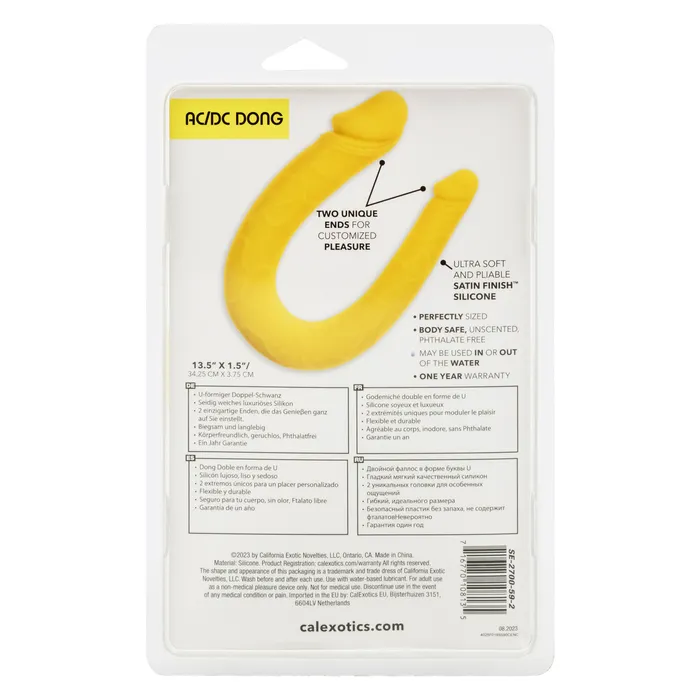 Dildos CalExotics Boundless ACDC Dong Yellow Dildos CalExotics Boundless ACDC Dong Yellow