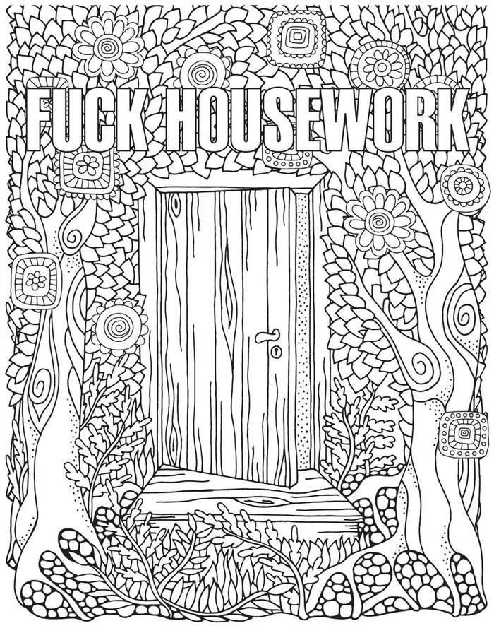 Dildos Traveling Tickle Trunk The Swear Word Coloring Book
