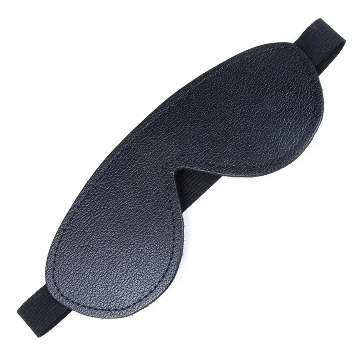 The Stockroom Restraints SheepskinLined Leather Blindfold