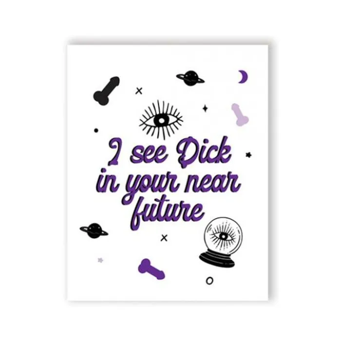 Dick In Your Future Greeting Card KushKards Female Sex Toys