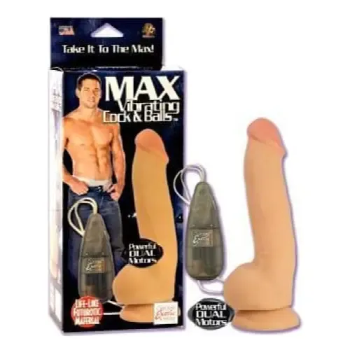 Dildos Max Vibrating Cock Balls CalExotics
