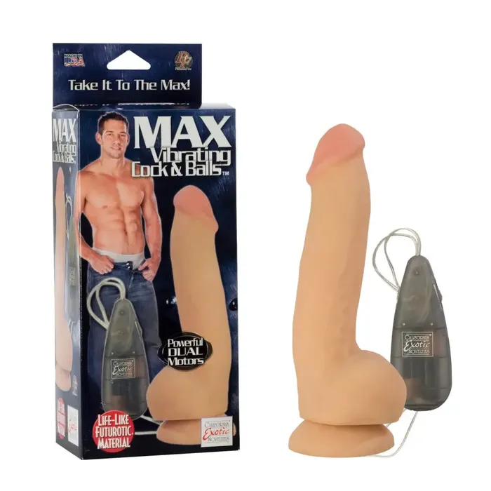 Dildos Max Vibrating Cock Balls CalExotics