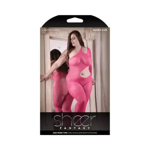 Fantasy Lingerie Bodystockings Playsuits Fantasy Lingerie Sheer One More Time One Shoulder Cut Out Bodystocking Pink Queen Size Fantasy Lingerie Bodystockings Playsuits Fantasy Lingerie Sheer One More Time One Shoulder Cut Out Bodystocking Pink Queen Size