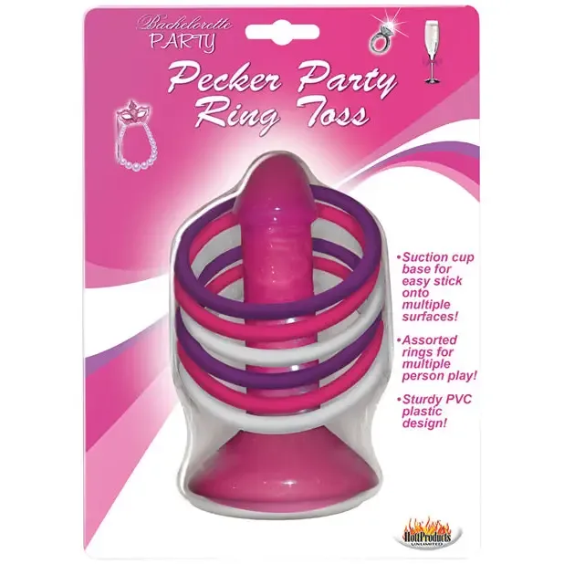 HOTT Products Vibrators Pink Pecker Party Ring Toss