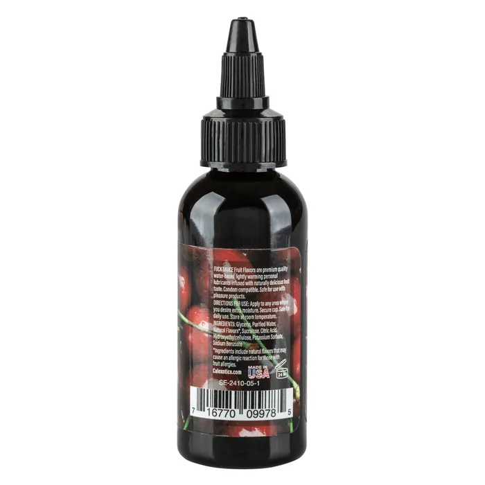 Lubricants CalExotics CalExotics Fuck Sauce WaterBased Lubricant Cherry 2oz60ml