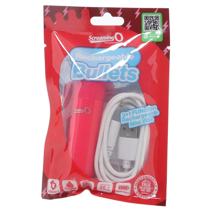 Rechargeable Bullet Vibe Screaming O Female Sex Toys