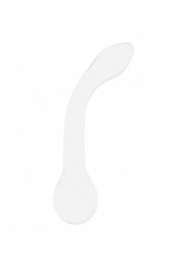 Shots Toys Dildos Shots Toys Chrystalino GRider Glass Dildo White