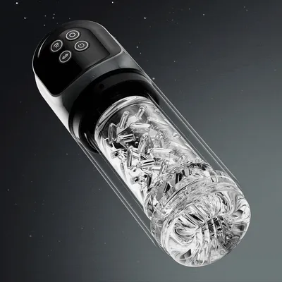 Ariel 7 Rotation Suction Vacuum Pumps Stroker and THOR Thrusting Vibrating Prostate Massager Set AcmeJoy Male Sex Toys