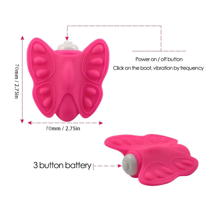 Butterfly Vibrator for Women Invisible Wearable Vibrating Panties G Spot Vibrating Eggs Clitoris Stimulation Sex Toys for Women LAZADASEXTOYS Female Sex Toys