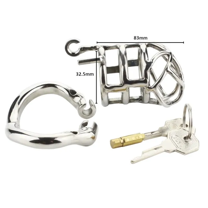 Male Sex Toys Lovegasm Cock Tamer Small Metal Cage