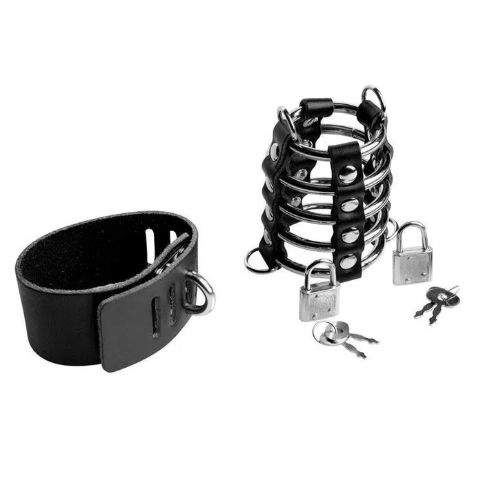 Strict Male Sex Toys Maximum Submission Gates of Hell Locking Leather and Steel Cage Strict Male Sex Toys Maximum Submission Gates of Hell Locking Leather and Steel Cage