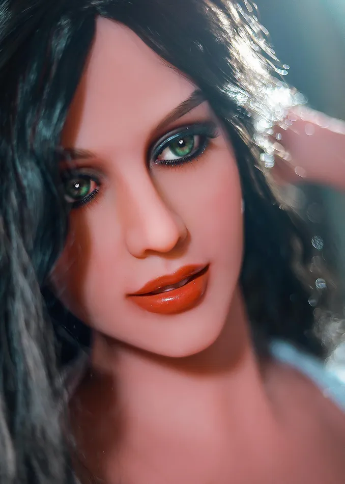 614IN 772LB Sex Doll Big Breast Wheatcolored Skin With Long Black Curly Hair US Stock Available ONLY propinkup Male Sex Toys