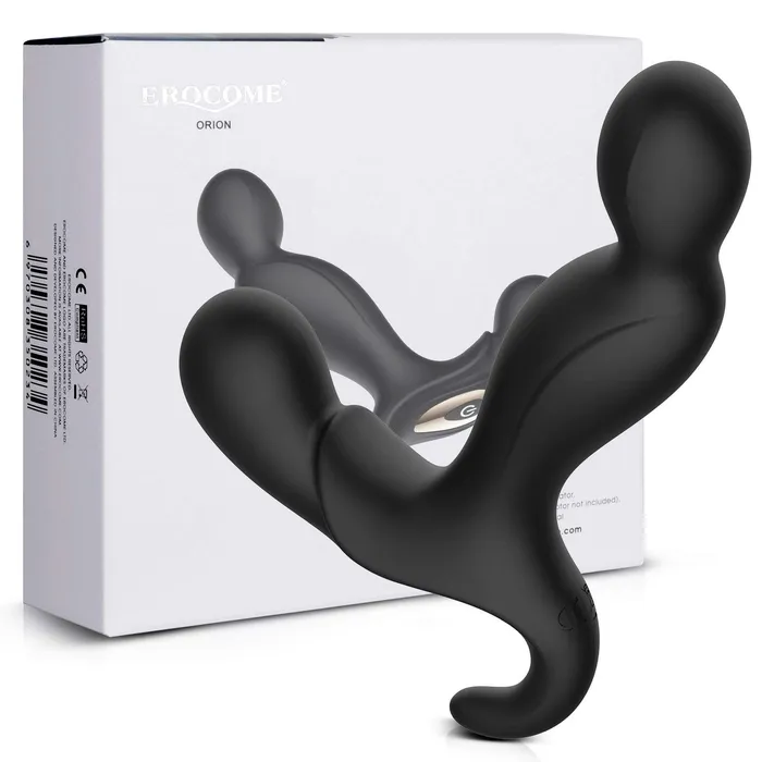 Anal Erocome Erocome Orion Vibrating Prostate Massager Black
