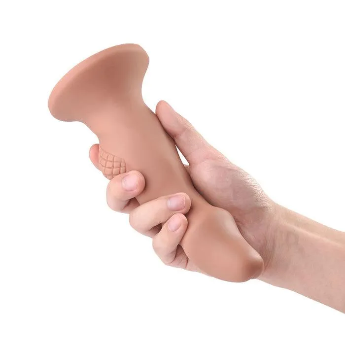 Anal propinkup 81Inch Silicone Lattices Design Suction Base Dildo