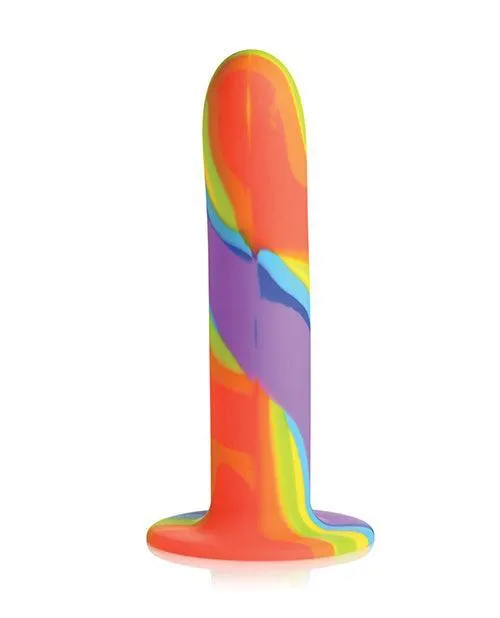 Curve Toys Simply Sweet Rainbow Silicone Dildo Curve Toys Co Xr Dildos