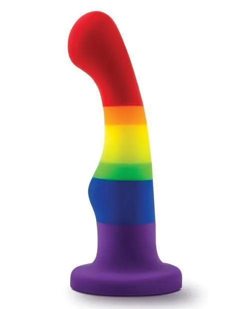 Dildos Blush Novelties Blush Avant P1 Gay Pride Silicone Dong Freedom