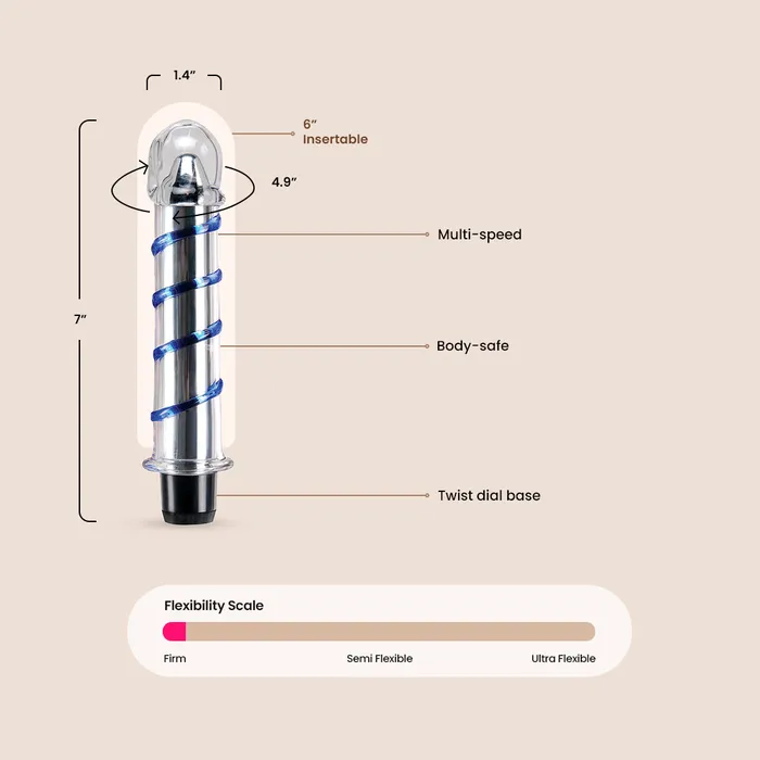 Dildos Pipedream Products Icicles No 20 vibrating glass dildo