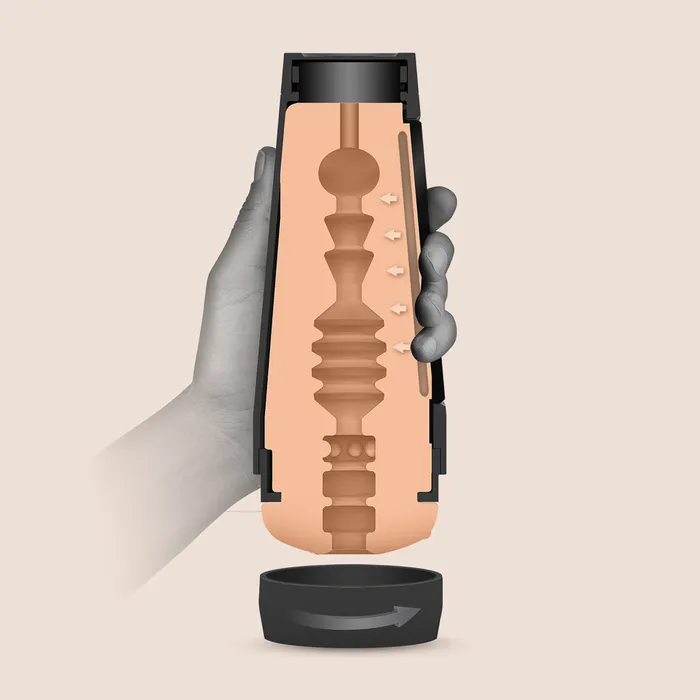 Doc Johnson Enterprises Male Sex Toys Main Squeeze Belladonna Pssy squeezable grip