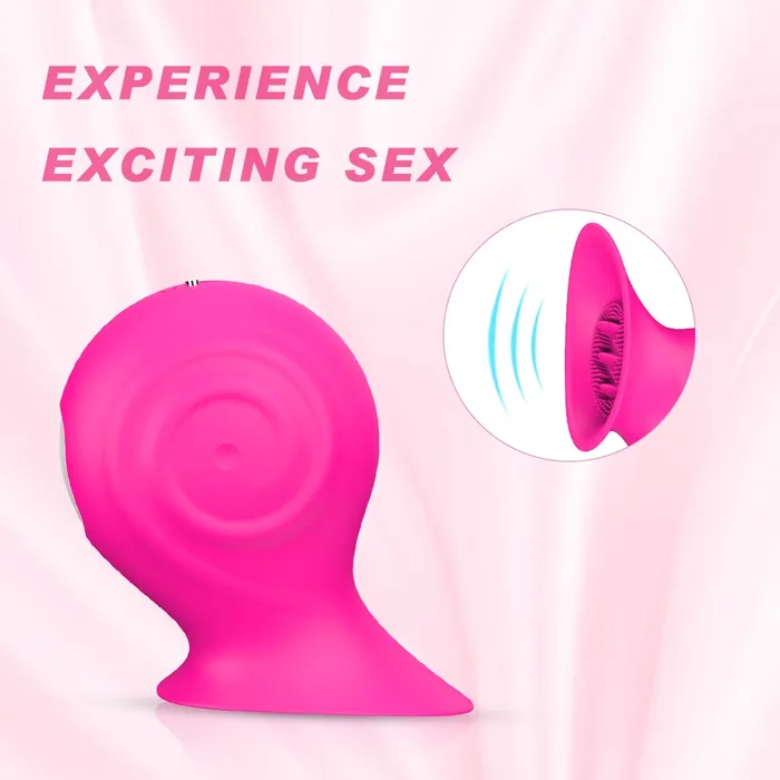 Female Sex Toys YOSPOSS 9 Modes SnailShape Clitoral Vibrator Tongue Licking Rechargeable