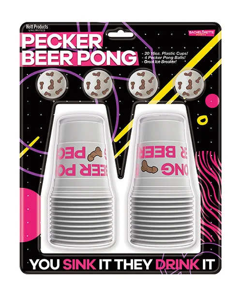Hott Products Dildos Pecker Beer Pong Balls 4 pk
