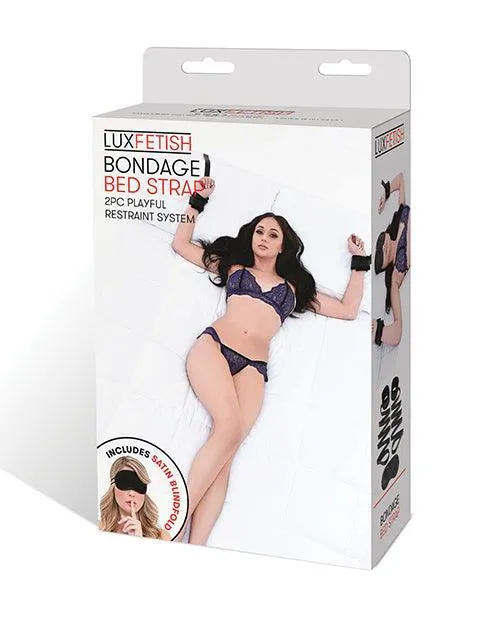 Lux Fetish Bondage Bed Strap Restraint System 2 Pc Set Electric Eel INC Couples Lux Fetish Bondage Bed Strap Restraint System 2 Pc Set Electric Eel INC Couples