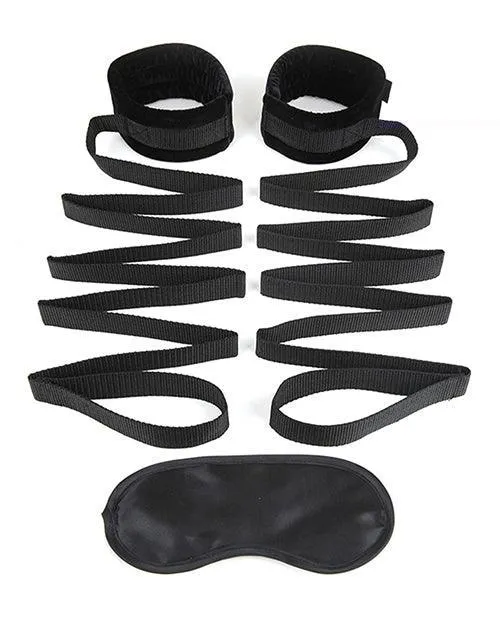 Lux Fetish Bondage Bed Strap Restraint System 2 Pc Set Electric Eel INC Couples