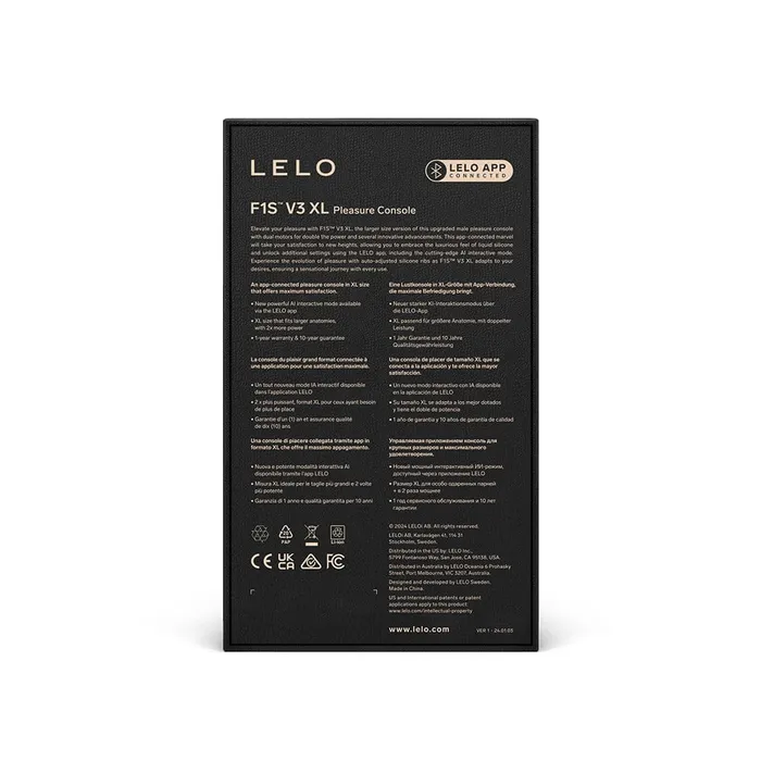 Male Sex Toys LELO LELO F1S V3 XL AppControlled Masturbator