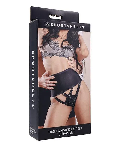 Sportsheets International Sportsheets High Waisted StrapOn Corset Black Female Sex Toys Sportsheets International Sportsheets High Waisted StrapOn Corset Black Female Sex Toys