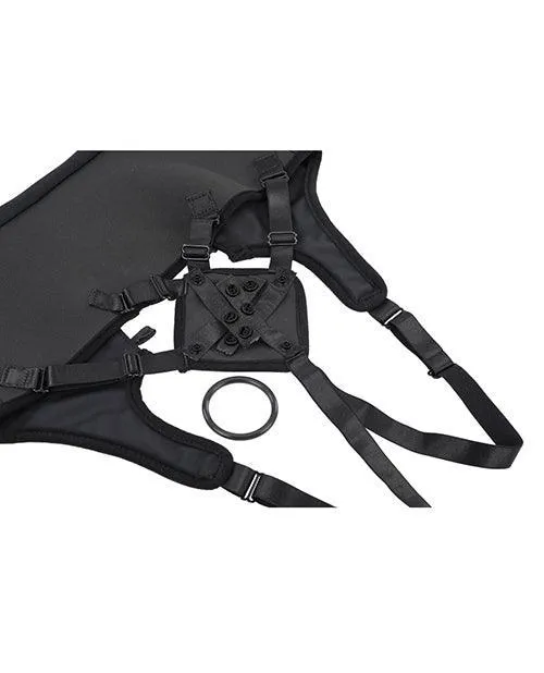 Sportsheets International Sportsheets High Waisted StrapOn Corset Black Female Sex Toys