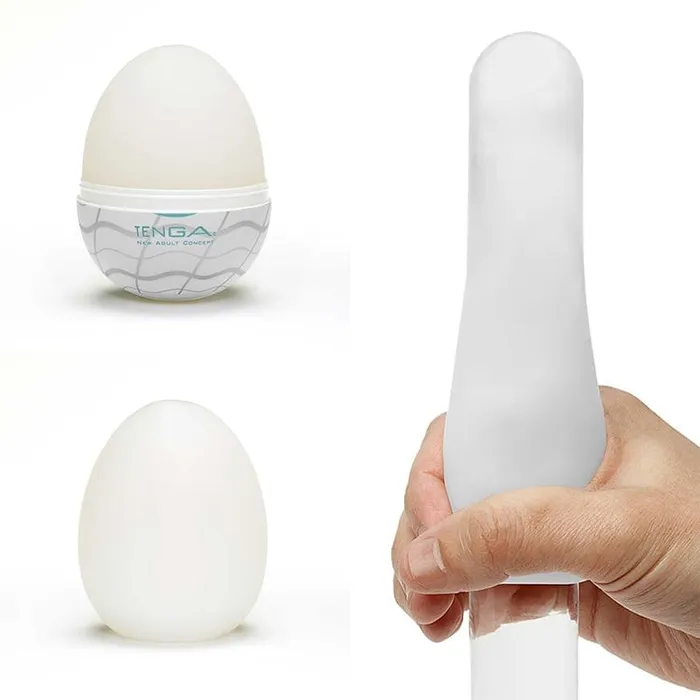Tenga Masturbator Egg Wavy 2 Cool Edition Blue Tenga Male Sex Toys Tenga Masturbator Egg Wavy 2 Cool Edition Blue Tenga Male Sex Toys