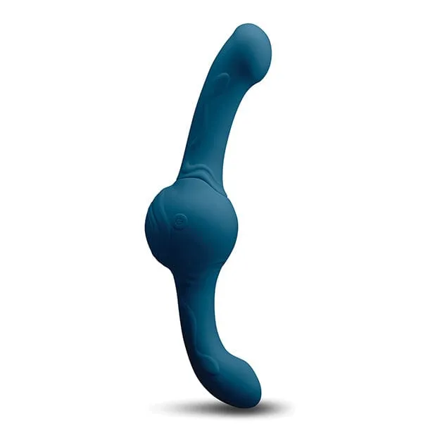 Vibrators NS Novelties NS Novelties Revolution Tsunami Double Dildo Teal Vibrators NS Novelties NS Novelties Revolution Tsunami Double Dildo Teal