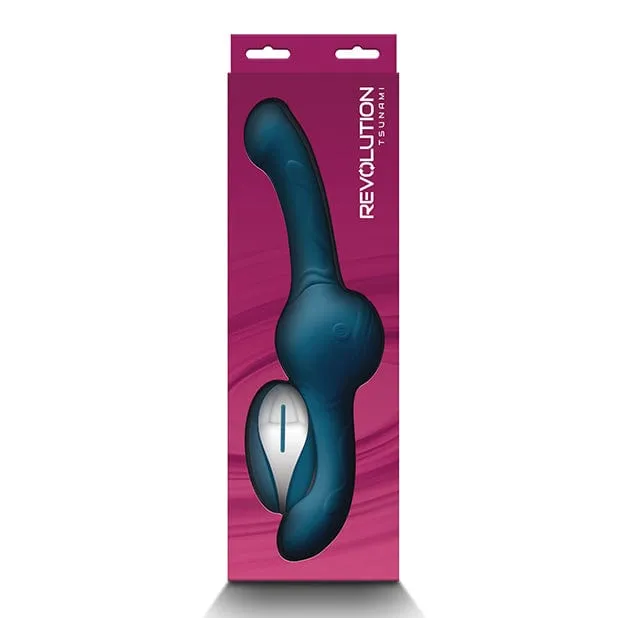 Vibrators NS Novelties NS Novelties Revolution Tsunami Double Dildo Teal