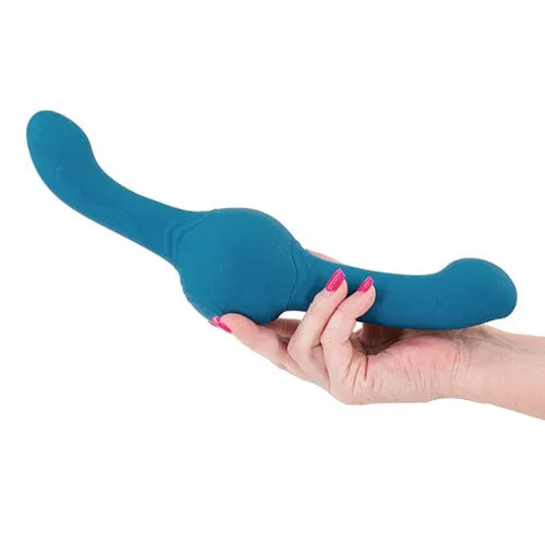 Vibrators NS Novelties NS Novelties Revolution Tsunami Double Dildo Teal