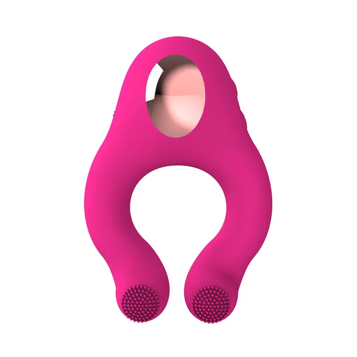 YOSPOSS Couple Vibrator With Cock Ring And Clitoris Licking Stimulator 7 Modes Male Sex Toys