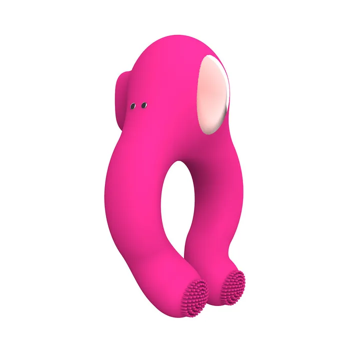 YOSPOSS Couple Vibrator With Cock Ring And Clitoris Licking Stimulator 7 Modes Male Sex Toys