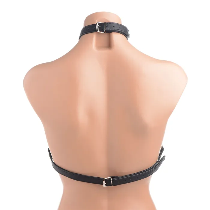 Leather Harness Bra Strict Leather Female Sex Toys