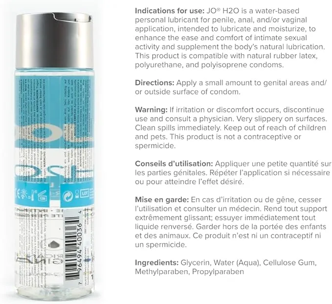 Lubricants System Jo JO H2O Originial Water Based Lubricant 240ml