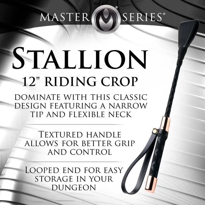 Master Series Female Sex Toys Stallion Riding Crop 12