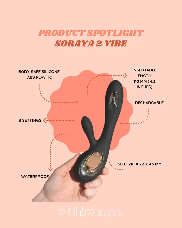 My Store Vibrators LELO Soraya Wave vibrator Black